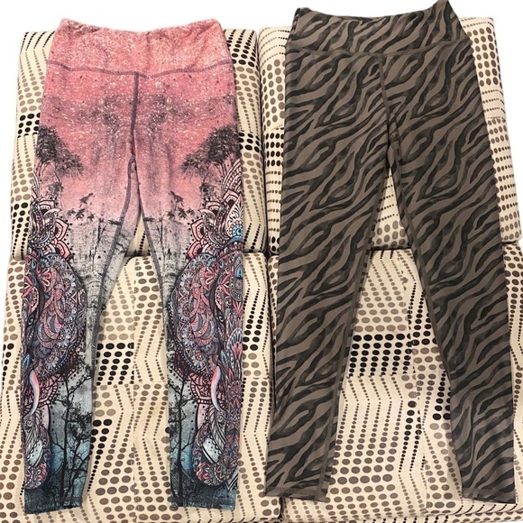 {Evolution & Creation} Bundle of 2 leggings - Picture 1 of 4